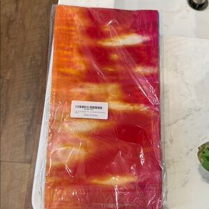 Vibrant Tie-Dye table covers